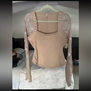 Tan long sleeve
